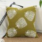 SOGA 50cm Throw Pillow Green Autumn Harvest Pumpkin Print Home Decor