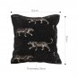SOGA 50cm Black Throw Pillow Elegant Decorative Cushion Living Room Modern Home Decor