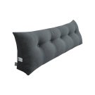 SOGA 100cm Dark Grey Triangular Wedge Bed Pillow Headboard Backrest Bedside Cushion Home Decor SOGA 100cm Dark Grey Triangular Wedge Bed Pillow Headboard Backrest Bedside Cushion Home Decor