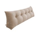 SOGA 150cm Beige Triangular Wedge Bed Pillow Headboard Backrest Bedside Tatami Cushion Home Decor SOGA 150cm Beige Triangular Wedge Bed Pillow Headboard Backrest Bedside Tatami Cushion Home Decor