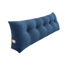 SOGA 150cm Blue Triangular Wedge Bed Pillow Headboard Backrest Bedside Tatami Cushion Home Decor SOGA 150cm Blue Triangular Wedge Bed Pillow Headboard Backrest Bedside Tatami Cushion Home Decor