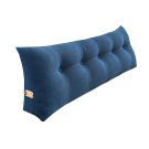 SOGA 180cm Blue Triangular Wedge Bed Pillow Headboard Backrest Bedside Tatami Cushion Home Decor SOGA 180cm Blue Triangular Wedge Bed Pillow Headboard Backrest Bedside Tatami Cushion Home Decor