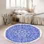 SOGA 120cm Mandala Round Tapestry Indian Area Rug for Living Room Lounge Doormat Home Decor