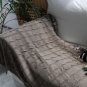 SOGA Coffee Textured Knitted Throw Blanket Warm Cozy Woven Cover Couch Bed Sofa Home Decor