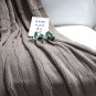 SOGA Coffee Textured Knitted Throw Blanket Warm Cozy Woven Cover Couch Bed Sofa Home Decor