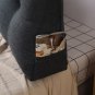 SOGA 100cm Dark Grey Triangular Wedge Bed Pillow Headboard Backrest Bedside Cushion Home Decor