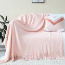 SOGA Pink Knitted Throw Blanket Solid Warm Cozy Woven Cover Couch Bed Sofa Home Decor SOGA Pink Knitted Throw Blanket Solid Warm Cozy Woven Cover Couch Bed Sofa Home Decor