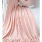SOGA Pink Knitted Throw Blanket Solid Warm Cozy Woven Cover Couch Bed Sofa Home Decor