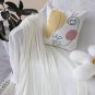 SOGA White Knitted Throw Blanket Solid Warm Cozy Woven Cover Couch Bed Sofa Home Decor
