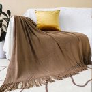 SOGA Coffee Knitted Throw Blanket Solid Warm Cozy Woven Cover Couch Bed Sofa Home Decor SOGA Coffee Knitted Throw Blanket Solid Warm Cozy Woven Cover Couch Bed Sofa Home Decor