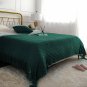 SOGA Green Diamond Pattern Knitted Throw Blanket Warm Cozy Woven Cover Couch Bed Sofa Home Decor