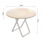 SOGA 80cm Light Wood Color Table Versatile Use Modern Design for Home Decor