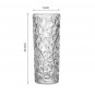 SOGA 14x30cm Heavy Duty Glass Vase Crystal Clear Design for Home D&Atilde;&copy;cor