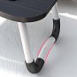 SOGA Black Bed Table Foldable Table Laptop Mini Desk with Notebook Stand Card Slot Holder Home Decor