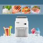 SOGA 300 Watts Electric Ice Shaver Crusher Slicer Snow Cone Maker Commercial Machine 120kgs/h White