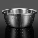 SOGA Stainless Steel Nesting Basin Colander Kitchen Sink Washing Bowl Metal Basket Strainer Set of 3