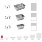 SOGA Gastronorm GN Pan Full Size 1/1 GN Pan 4cm Deep Stainless Steel Tray