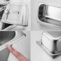 SOGA Gastronorm GN Pan Full Size 1/1 GN Pan 4cm Deep Stainless Steel Tray