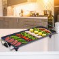 SOGA 48cm Electric BBQ Grill Teppanyaki Tough Non-stick Surface Hot Plate Kitchen 3-5 Person