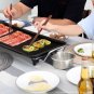 SOGA 48cm Electric BBQ Grill Teppanyaki Tough Non-stick Surface Hot Plate Kitchen 3-5 Person