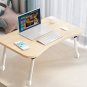 SOGA Beige Bed Table Foldable Bed Sofa Study Table Laptop Mini Desk Breakfast Tray Home Decor