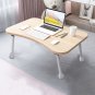 SOGA Beige Bed Table Foldable Bed Sofa Study Table Laptop Mini Desk Breakfast Tray Home Decor