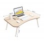 SOGA Beige Bed Table Foldable Bed Sofa Study Table Laptop Mini Desk Breakfast Tray Home Decor
