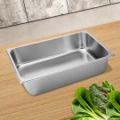 SOGA Gastronorm GN Pan Full Size 1/1 GN Pan 15cm Deep Stainless Steel Tray SOGA Gastronorm GN Pan Full Size 1/1 GN Pan 15cm Deep Stainless Steel Tray