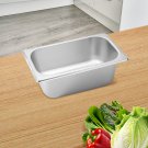 SOGA Gastronorm GN Pan Full Size 1/3 GN Pan 10cm Deep Stainless Steel Tray SOGA Gastronorm GN Pan Full Size 1/3 GN Pan 10cm Deep Stainless Steel Tray