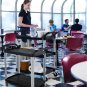 SOGA 2 Tier Food Trolley Cart Multifunctional Big Utility Service with wheels 845x430x940mm Black