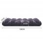 SOGA Floor Recliner Folding Lounge Sofa Futon Couch Folding Chair Cushion Grey