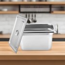 SOGA Gastronorm GN Pan Full Size 1/1 GN Pan 20cm Deep Stainless Steel Tray With Lid SOGA Gastronorm GN Pan Full Size 1/1 GN Pan 20cm Deep Stainless Steel Tray With Lid