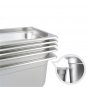 SOGA Gastronorm GN Pan Full Size 1/1 GN Pan 20cm Deep Stainless Steel Tray With Lid