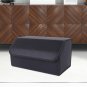 SOGA Leather Car Boot Collapsible Foldable Trunk Cargo Organizer Portable Storage Box Black Large