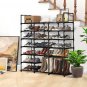 SOGA 19-Shelf Tier Shoe Storage Shelf Space-Saving Caddy Rack Organiser with Handle