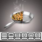 SOGA Stainless Steel Fry Pan 28cm Frying Pan Top Grade Induction Cooking FryPan SOGA Stainless Steel Fry Pan 28cm Frying Pan Top Grade Induction Cooking FryPan
