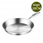 SOGA Stainless Steel Fry Pan 28cm Frying Pan Top Grade Induction Cooking FryPan
