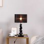 SOGA 55cm Black Table Lamp with Dark Shade LED Desk Lamp