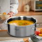 SOGA Stock Pot Top Grade Thick Stainless Steel Stockpot 18/10
