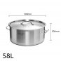 SOGA Stock Pot Top Grade Thick Stainless Steel Stockpot 18/10