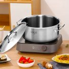 SOGA Stock Pot Top Grade Thick Stainless Steel Stockpot 18/10