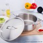 SOGA 25cm Top Grade Stockpot Lid Stainless Steel Stock pot Cover