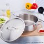 SOGA 30cm Top Grade Stockpot Lid Stainless Steel Stock pot Cover