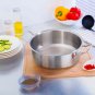 SOGA Stock Pot 44L Top Grade Thick Stainless Steel Stockpot 18/10 Without Lid