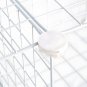 SOGA White Portable 9-Cube 3 Column Storage Organiser Foldable DIY Modular Grid Space Shelf 149cm