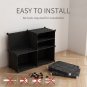 SOGA 10 Tier Shoe Rack Organizer Storage Stackable Stand Cabinet Portable Wardrobe with Cover
