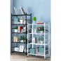 SOGA 5 Tier Steel Black Foldable Display Stand Multi-Functional Shelves Portable Storage Organizer