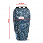 SOGA 35x17cm Blue with White Mini Floral Large Ceramic Flower Vase Elegant Living Room Home Decor