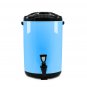 SOGA 8L Stainless Steel Insulated Milk Tea Barrel Hot and Cold Beverage Dispenser with Faucet Blue