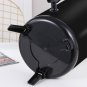 SOGA 14L Stainless Steel Insulated Milk Tea Barrel Hot and Cold Dispenser with Faucet Black